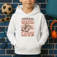 Stepdad Blood Love Kids Hoodie thumb 2