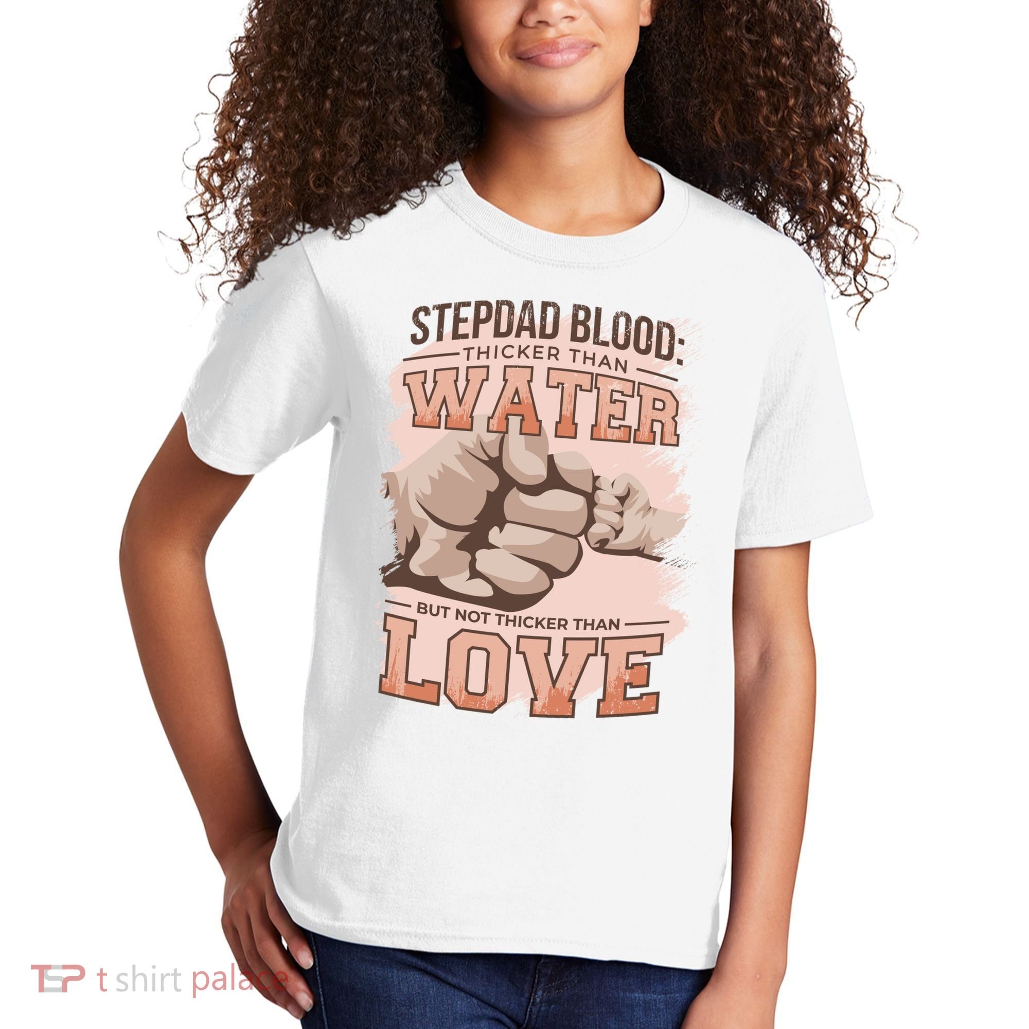 Stepdad Blood Love Kids T-Shirt