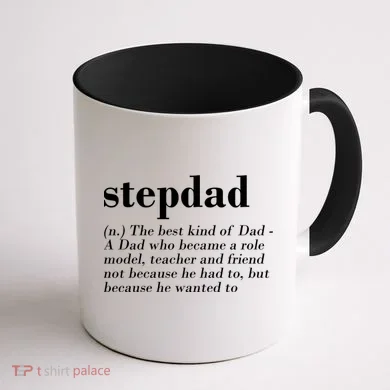 Stepdad Definition Coffee Mug back
