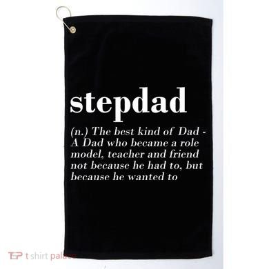 Stepdad Definition Golf Towel