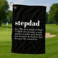 Stepdad Definition Golf Towel thumb 1