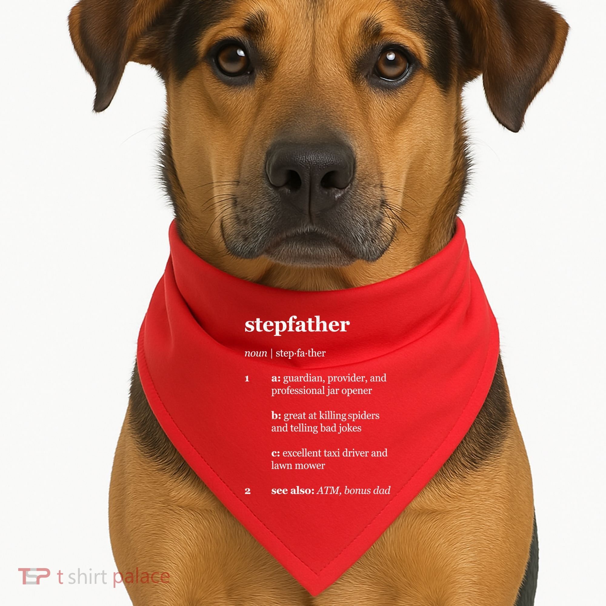 Stepfather Noun Definition USA-Made Doggie Bandana