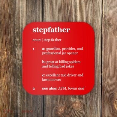 Stepfather Noun Definition Coaster
