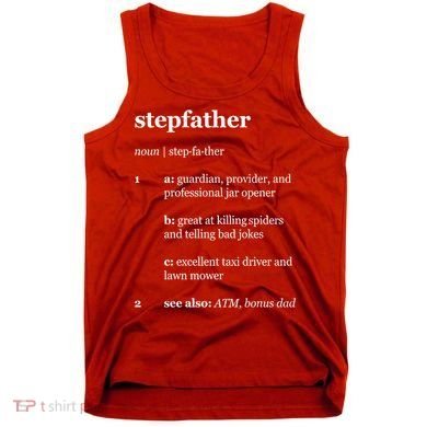 Stepfather Noun Definition Tank Top