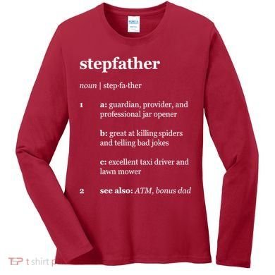 Stepfather Noun Definition Women's Long Sleeve Shirt