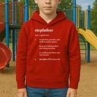 Stepfather Noun Definition Kids Hoodie thumb 2