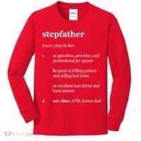 Stepfather Noun Definition Kids Long Sleeve Shirt thumb 0