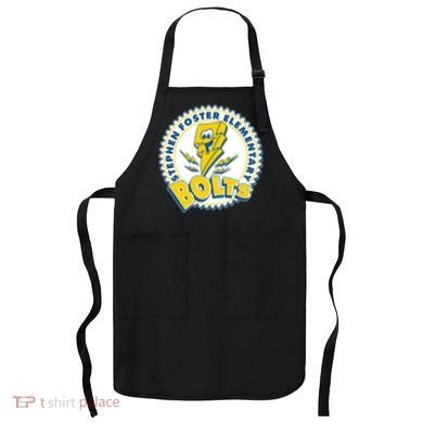 Stephen Foster Elementary Bolts Logo Apron
