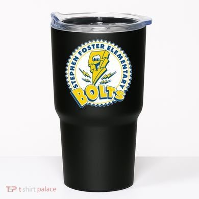 Stephen Foster Elementary Bolts Logo Tumbler