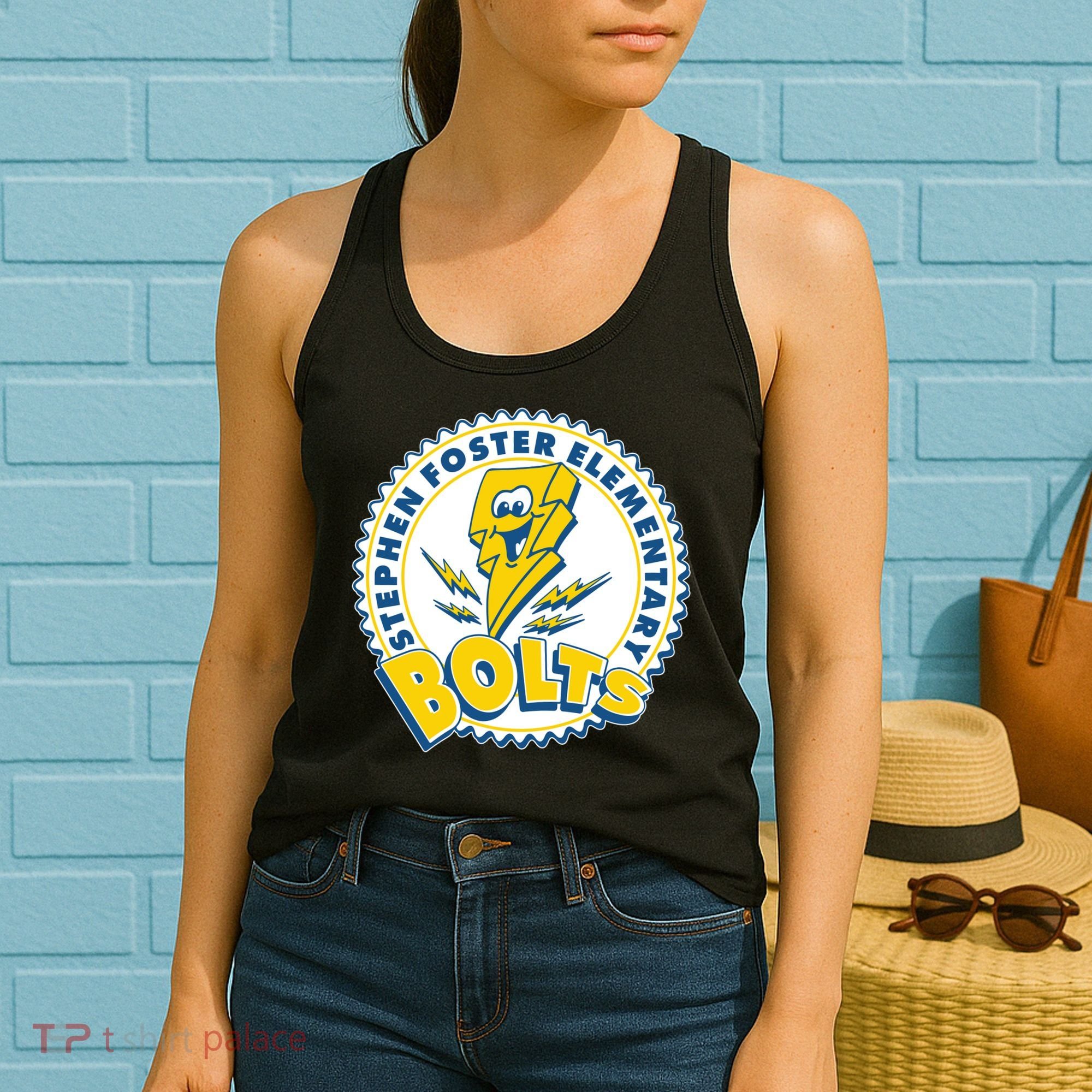 Stephen Foster Elementary Bolts Logo Women's Tank Top