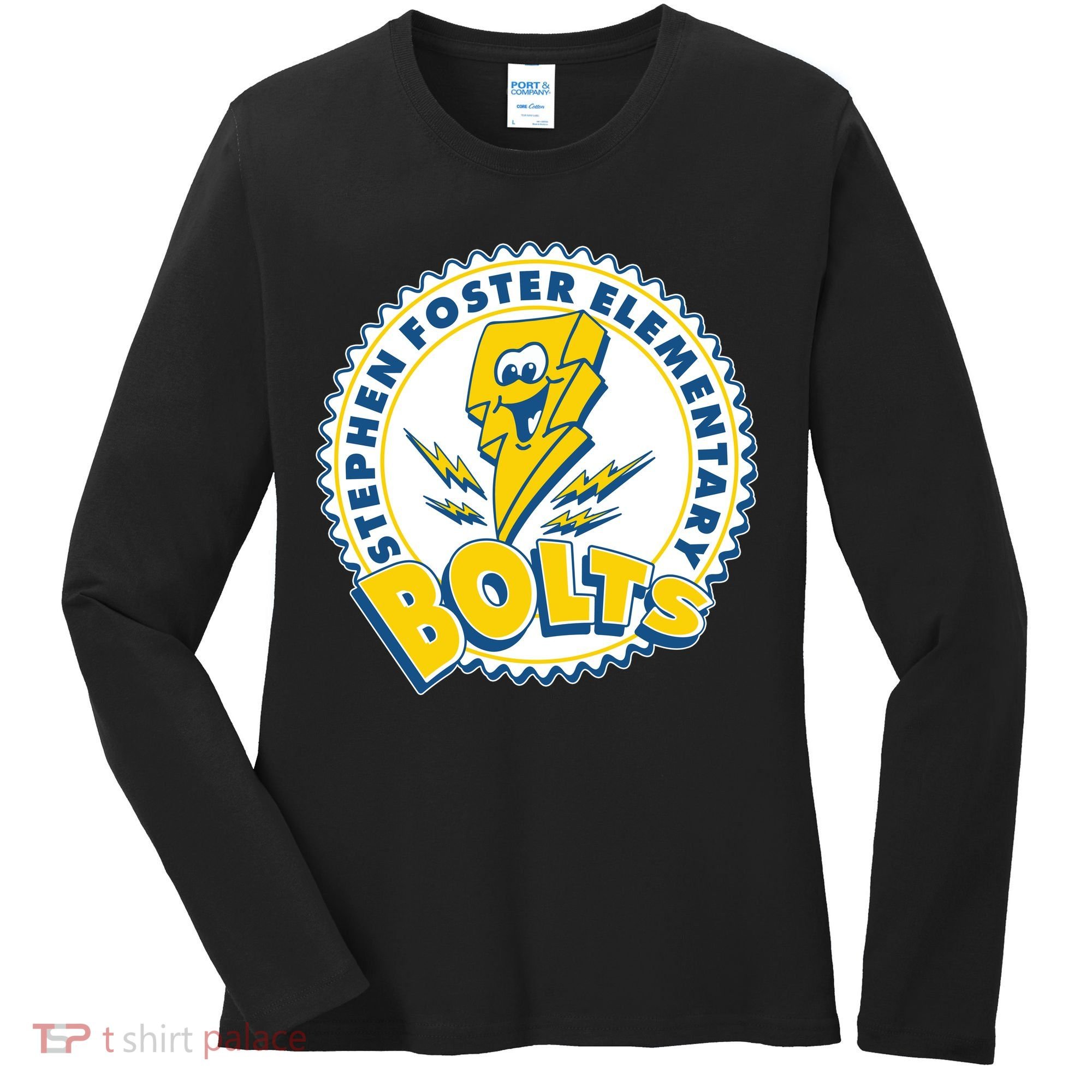 Stephen Foster Elementary Bolts Logo Women's Long Sleeve Shirt