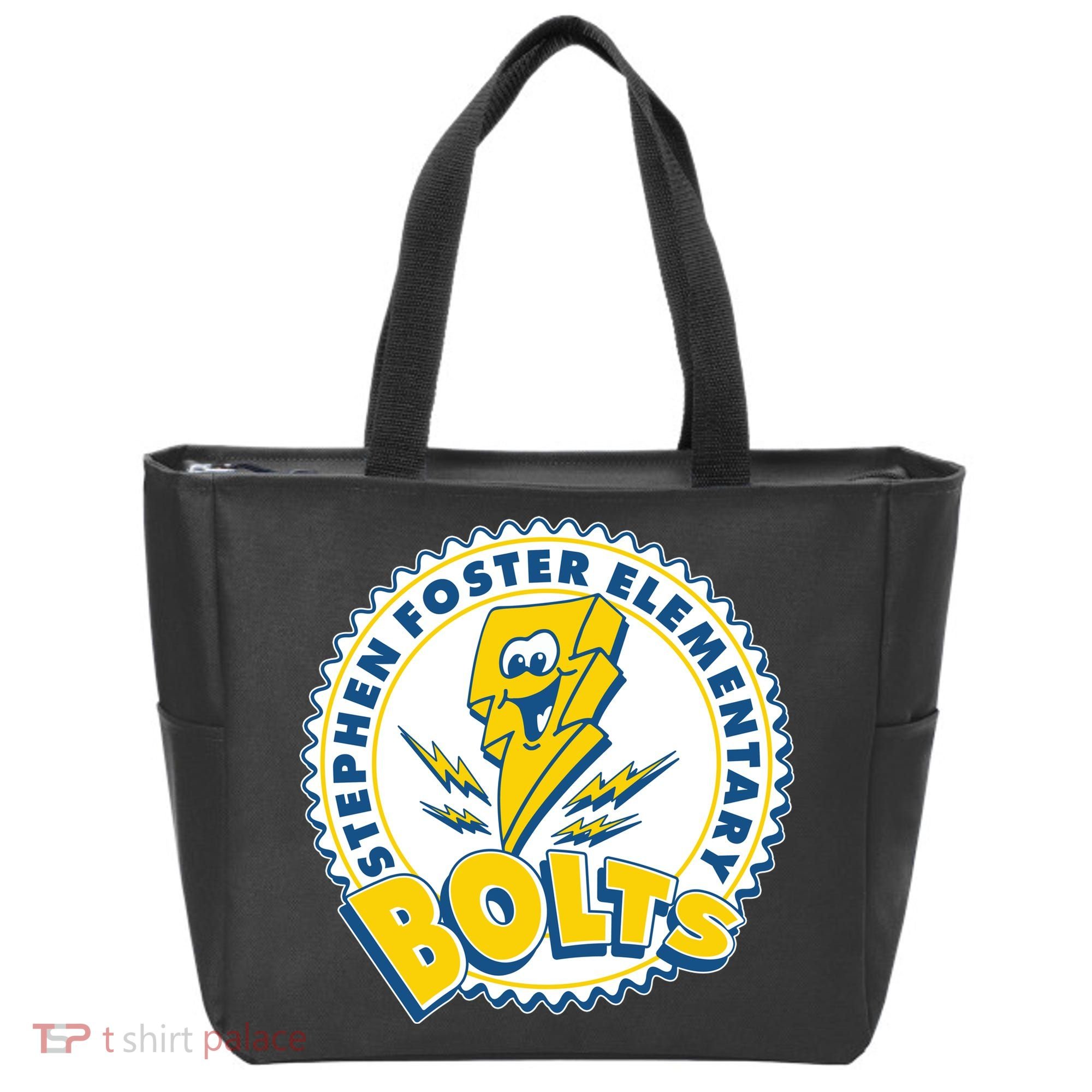Stephen Foster Elementary Bolts Logo Tote Bag