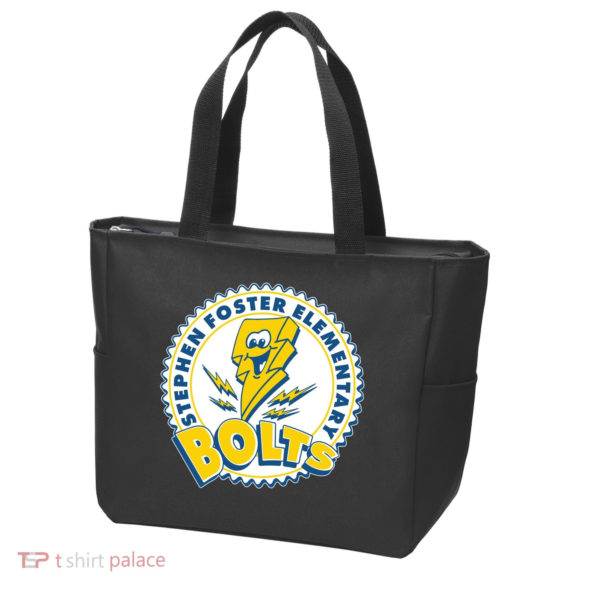 Stephen Foster Elementary Bolts Logo Tote Bag