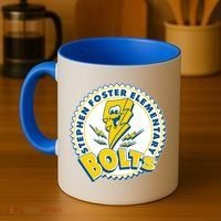 Stephen Foster Elementary Bolts Logo Coffee Mug thumb 4