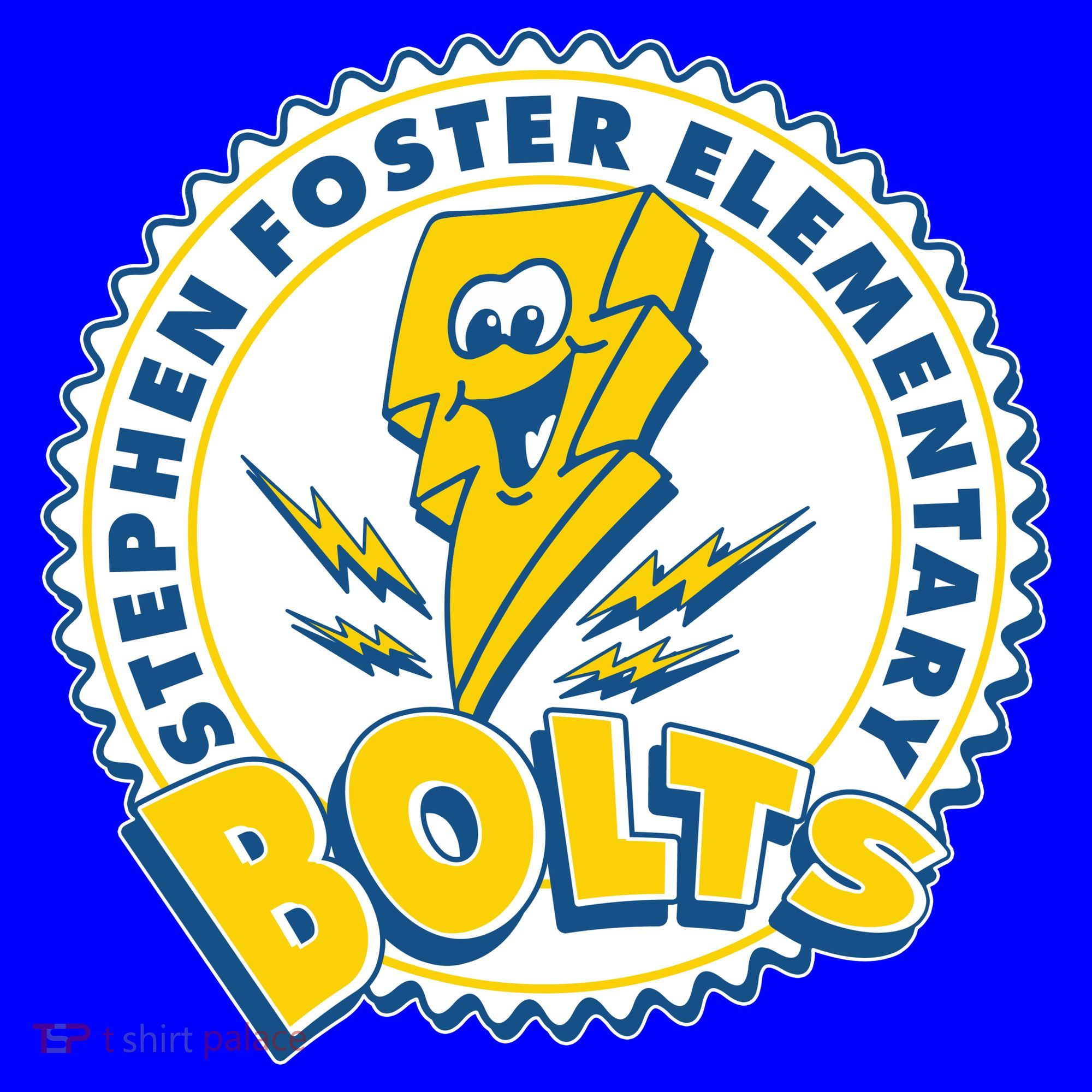Stephen Foster Elementary Bolts Logo Coffee Mug