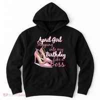 Stepping into April like a boss Hoodie thumb 0
