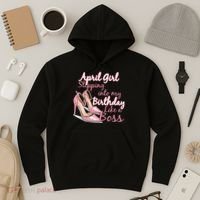 Stepping into April like a boss Hoodie thumb 3