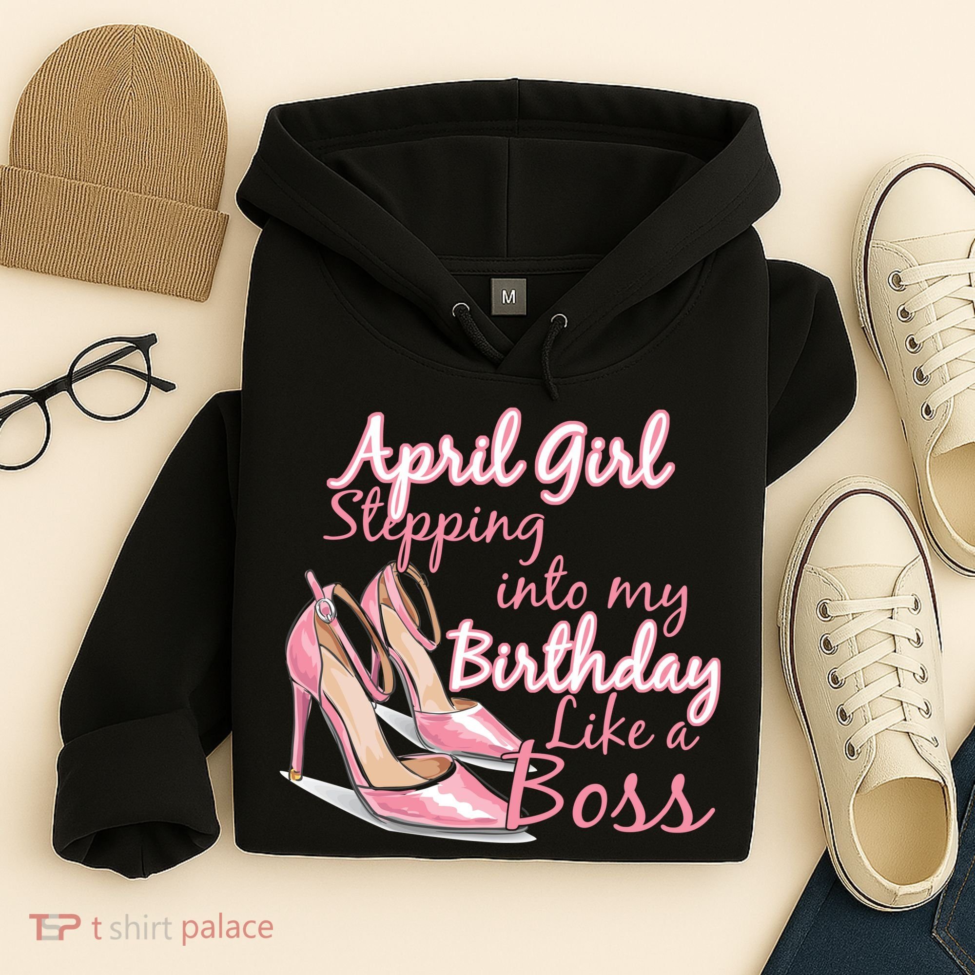 Stepping into April like a boss Hoodie