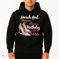 Stepping into March like a boss Hoodie thumb 2