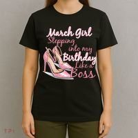 Stepping into March like a boss T-Shirt thumb 4