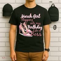 Stepping into March like a boss T-Shirt thumb 6