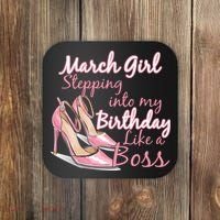 Stepping into March like a boss Coaster thumb 0