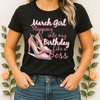 Stepping into March like a boss Women's T-Shirt thumb 2