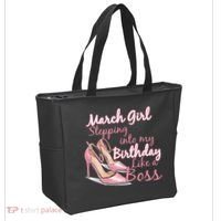 Stepping into March like a boss Tote Bag thumb 2