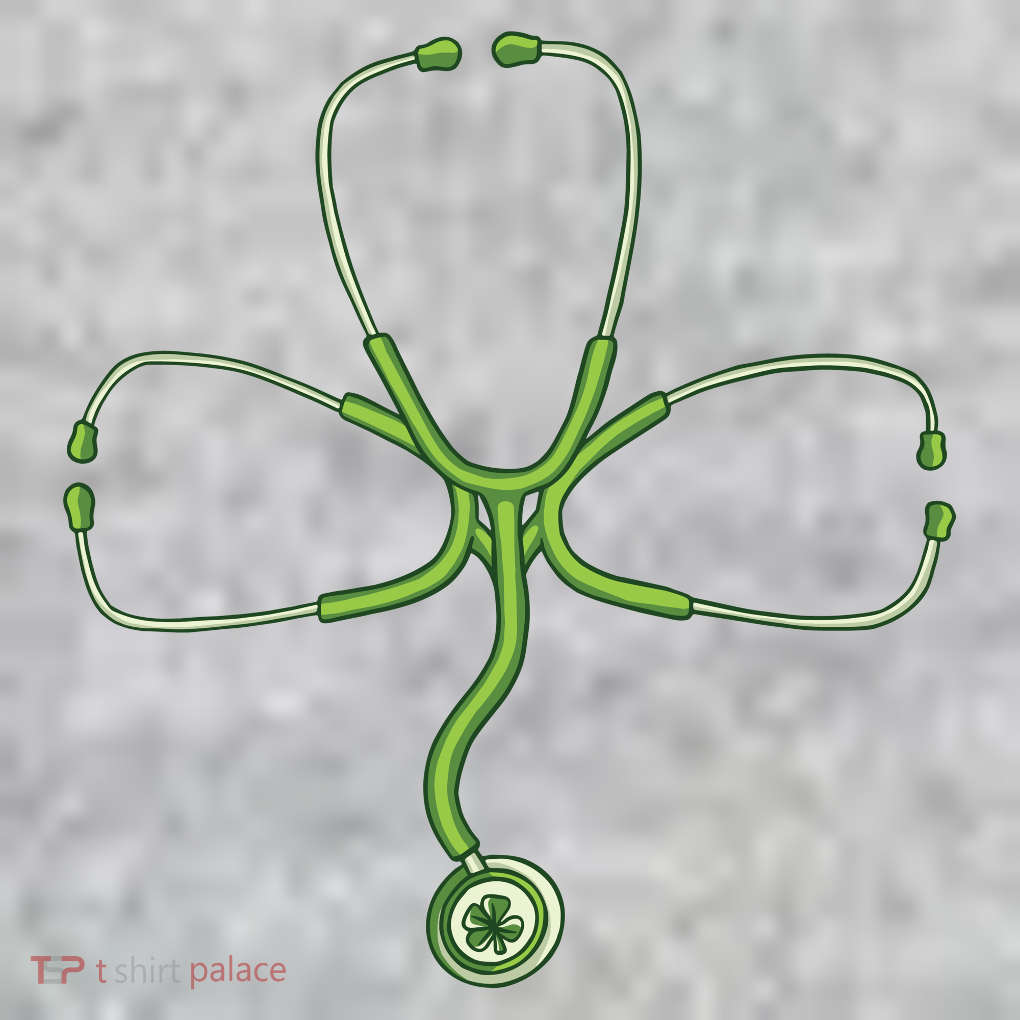 Stethoscope Clover Long Sleeve Shirt