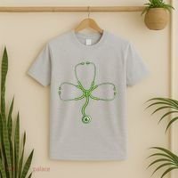 Stethoscope Clover T-Shirt thumb 2