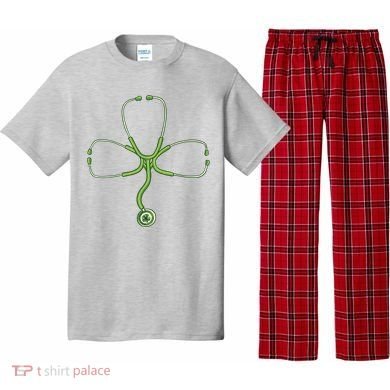 Stethoscope Clover Pajama Set
