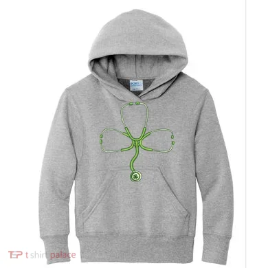 Stethoscope Clover Kids Hoodie