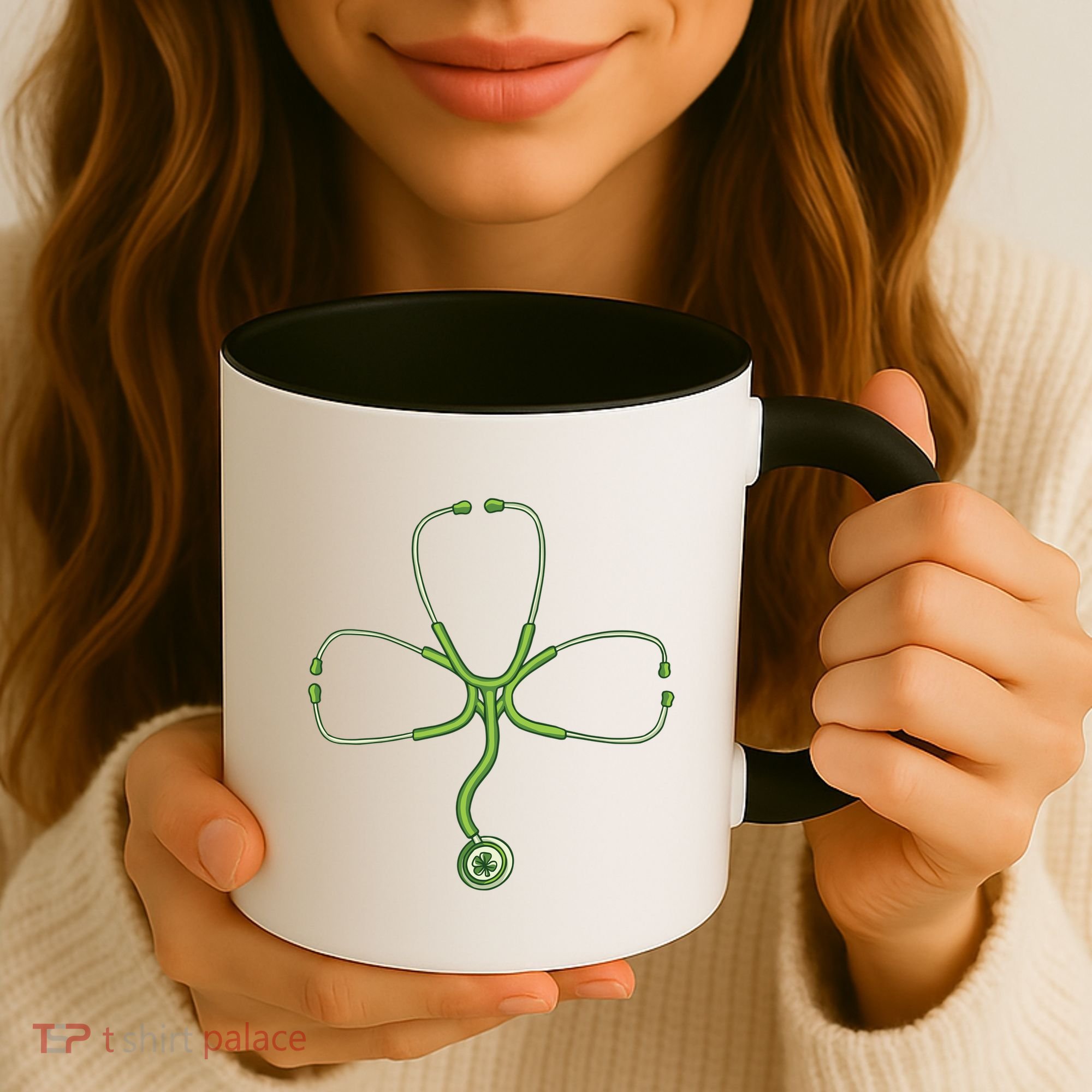 Stethoscope Clover Coffee Mug