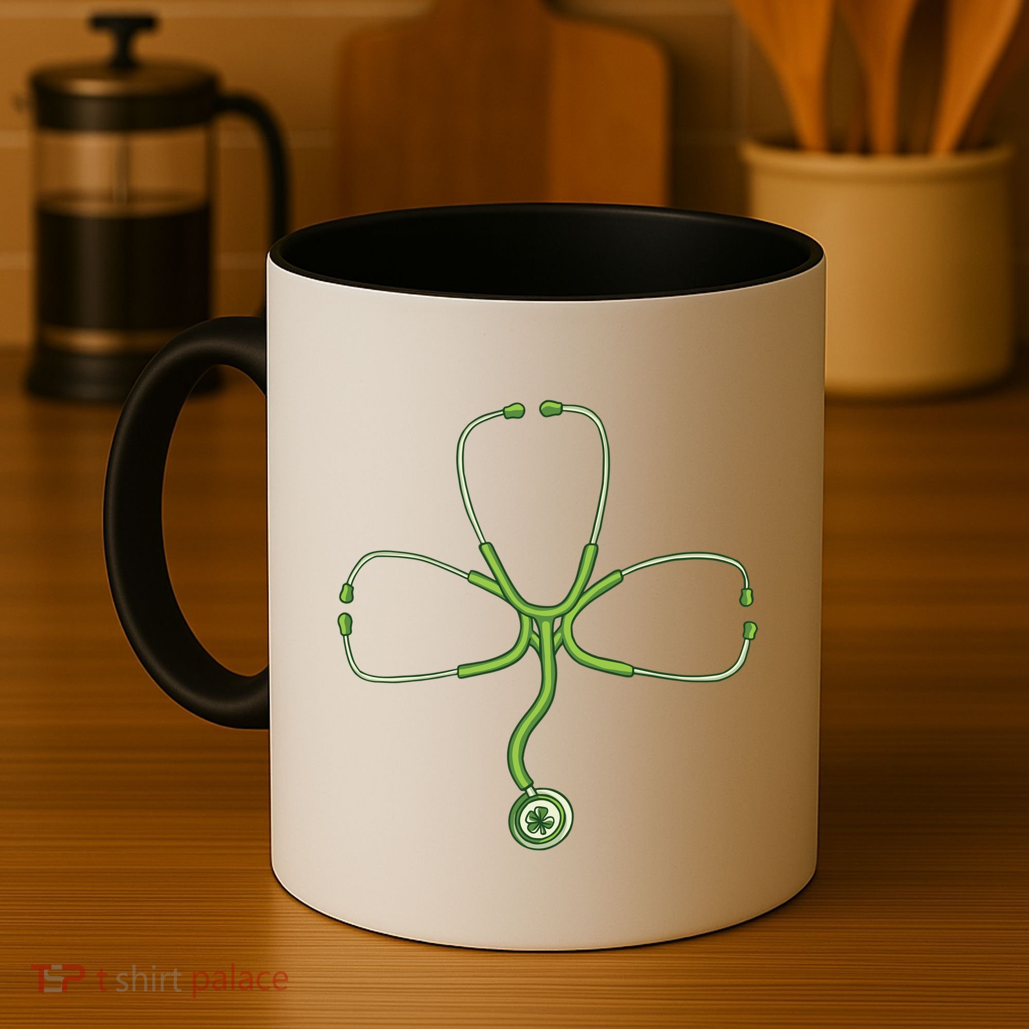 Stethoscope Clover Coffee Mug