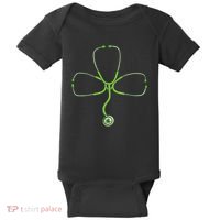 Stethoscope Clover Baby Bodysuit thumb 0