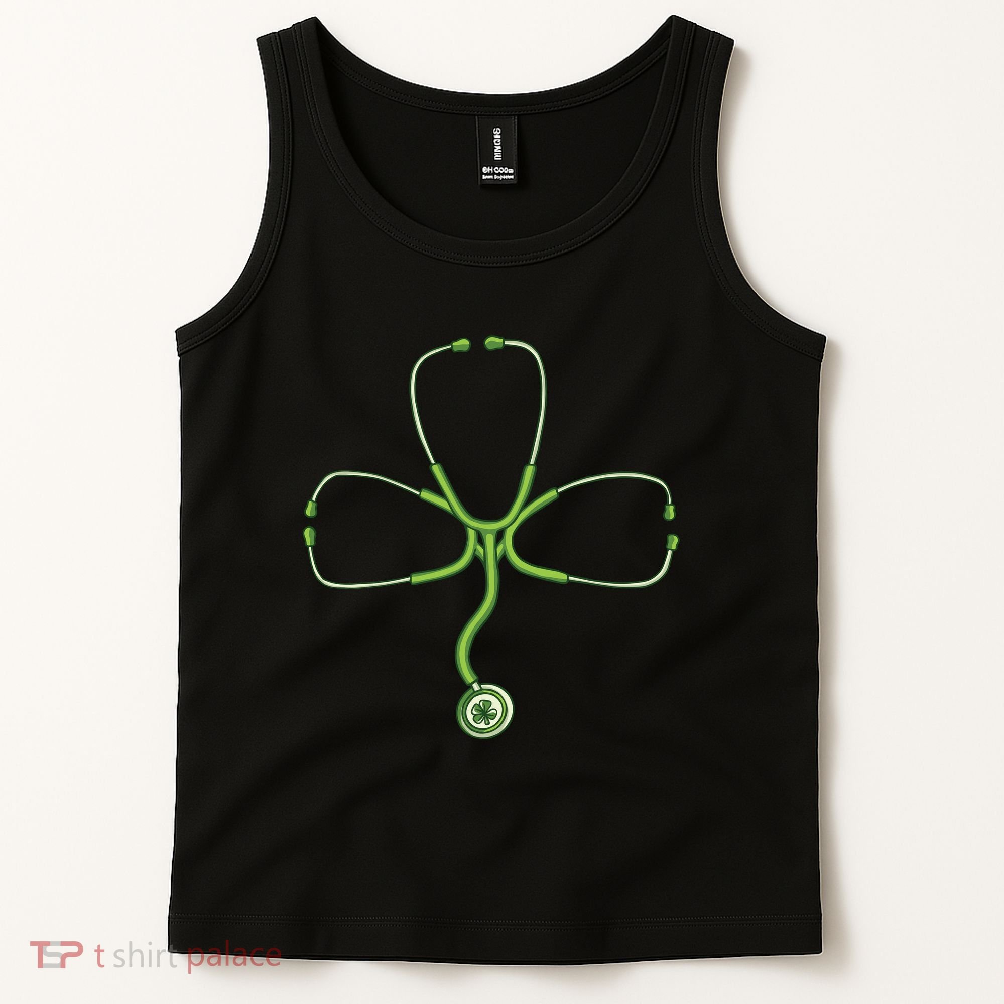 Stethoscope Clover Tank Top