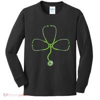 Stethoscope Clover Kids Long Sleeve Shirt thumb 0