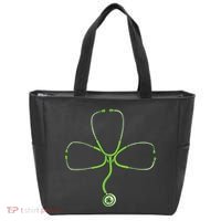 Stethoscope Clover Tote Bag thumb 0
