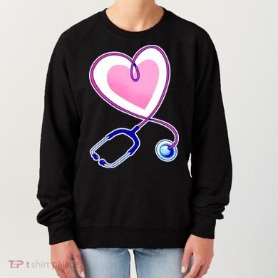 Stethoscope Heart Nursing  Women's Sweatshirt