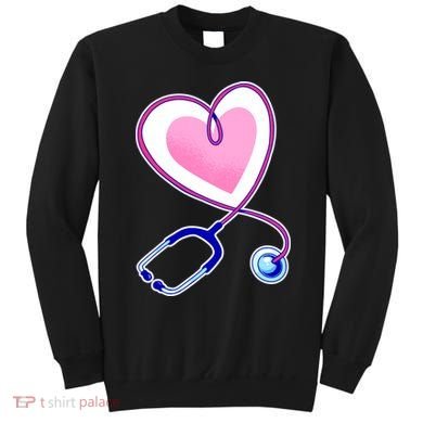 Stethoscope Heart Nursing  Sweatshirt