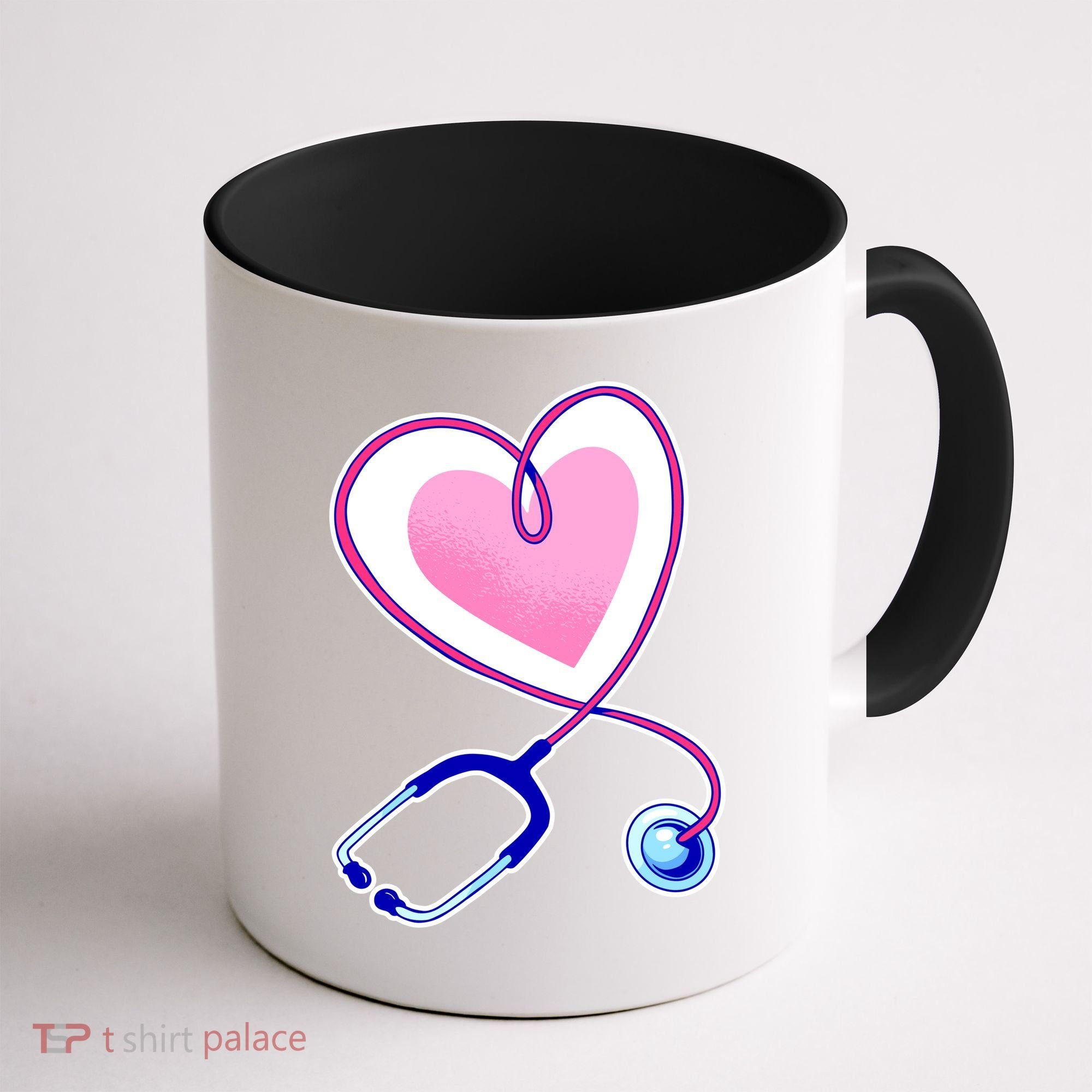 Stethoscope Heart Nursing  Coffee Mug