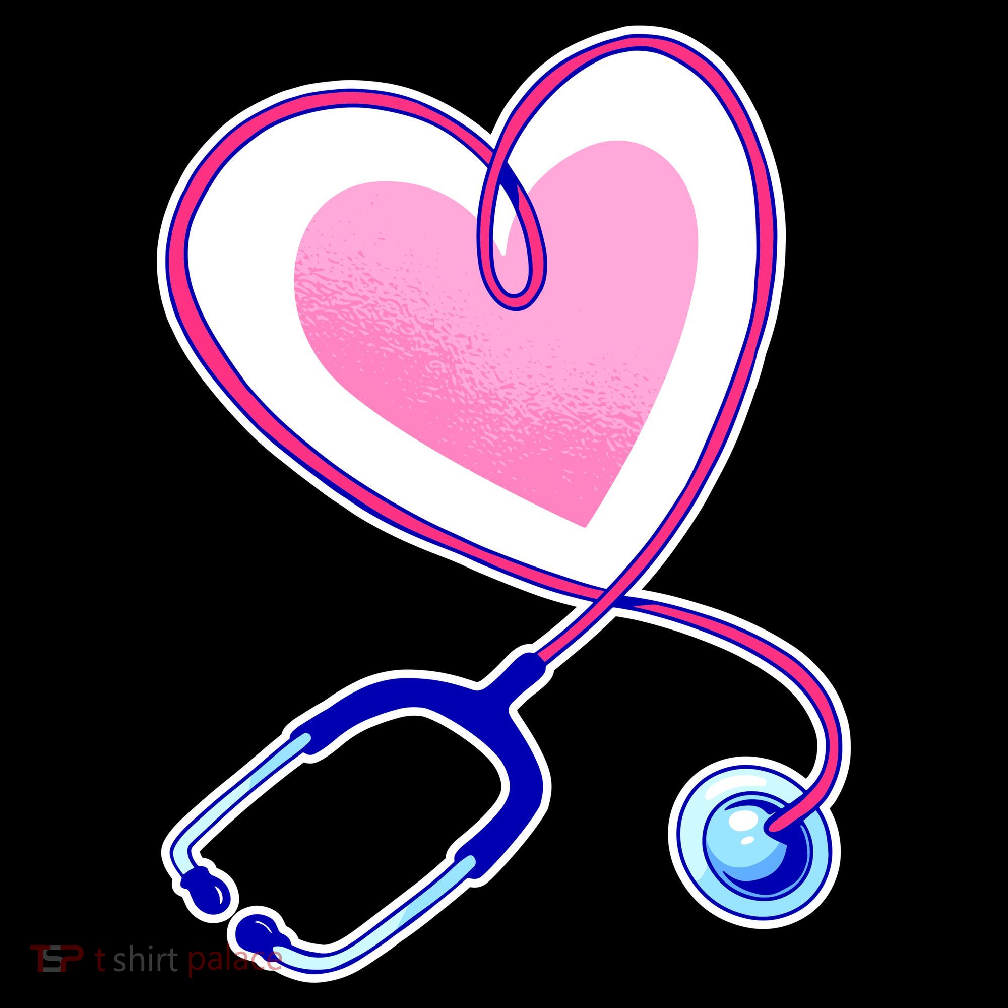 Stethoscope Heart Nursing  Women's Hoodie