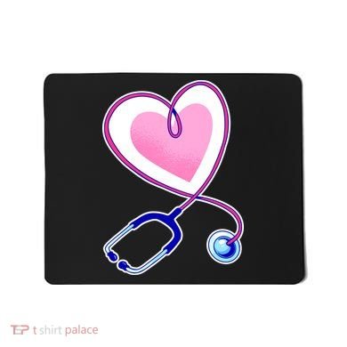 Stethoscope Heart Nursing  Mousepad