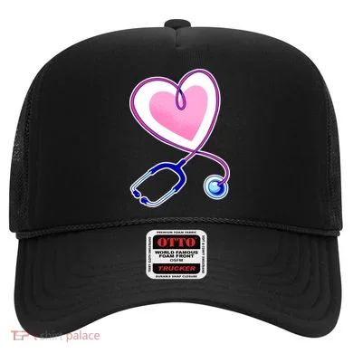 Stethoscope Heart Nursing  Hat