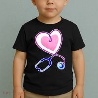 Stethoscope Heart Nursing  Toddler T-Shirt thumb 2