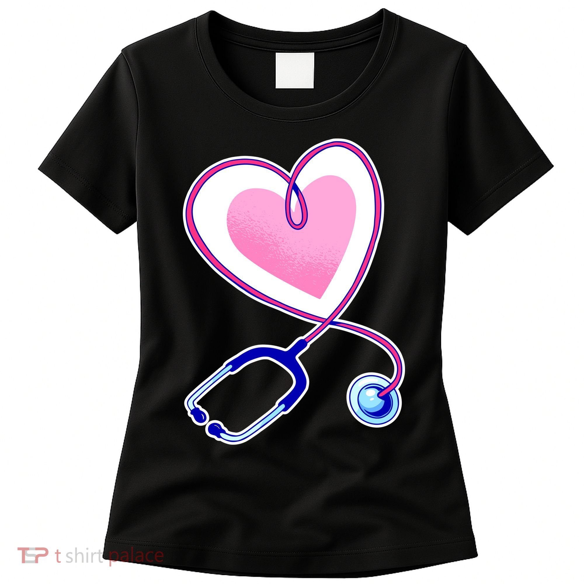 Stethoscope Heart Nursing  Women's T-Shirt