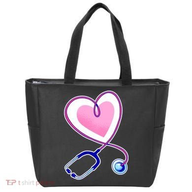 Stethoscope Heart Nursing  Tote Bag