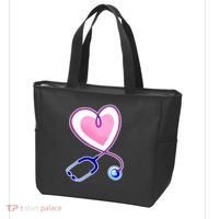Stethoscope Heart Nursing  Tote Bag thumb 3