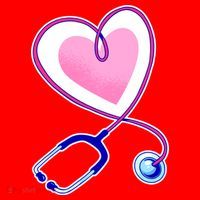Stethoscope Heart Nursing  Santa Hat thumb 1