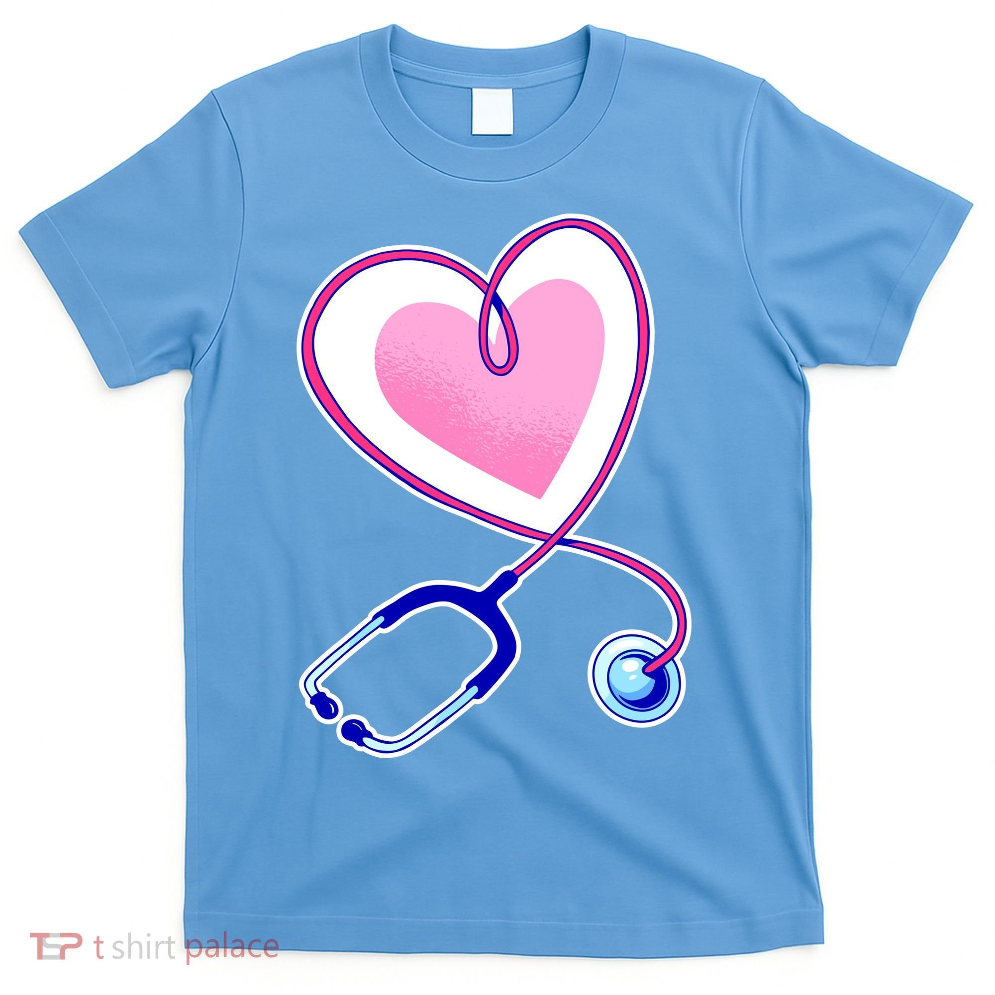 Stethoscope Heart Nursing  T-Shirt